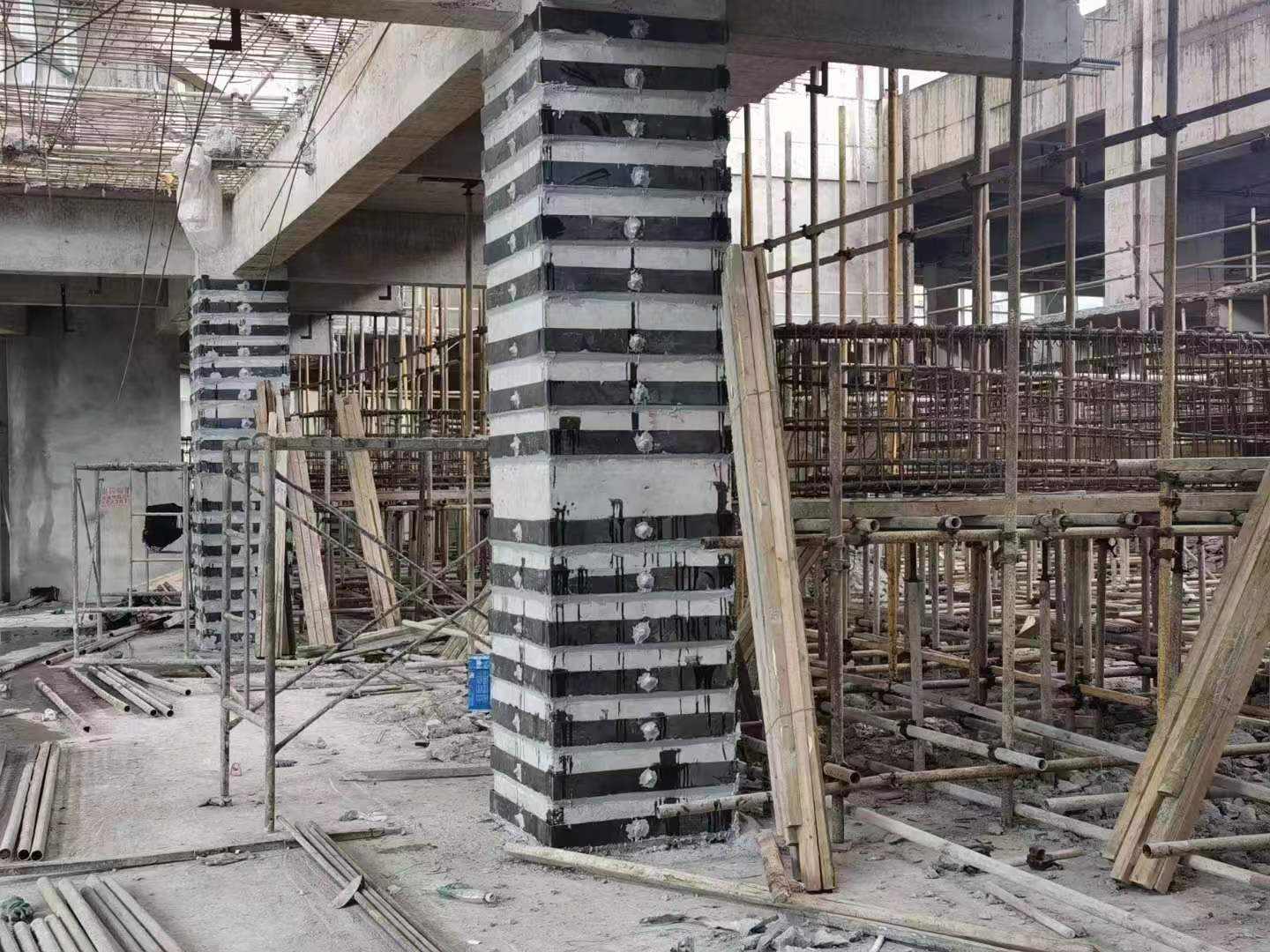 大同柱子包钢加固施工方案